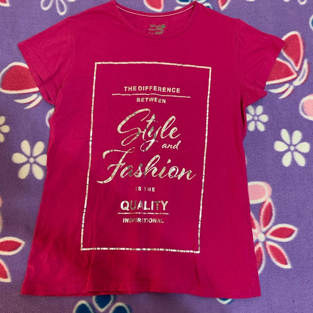 Pink shirt